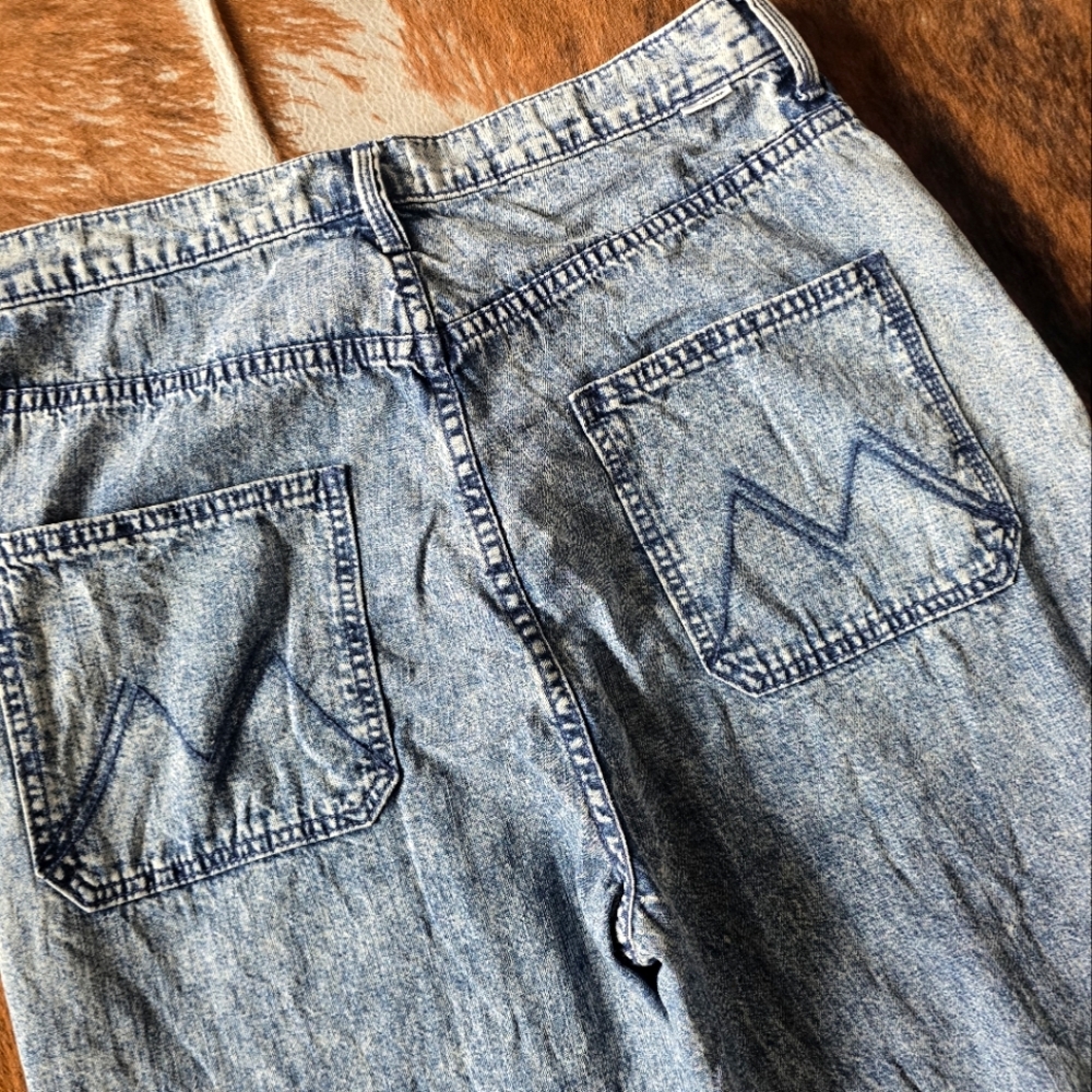 MOTHER Wrapper Patch Springy Ankle Jeans - Picture 8 of 9
